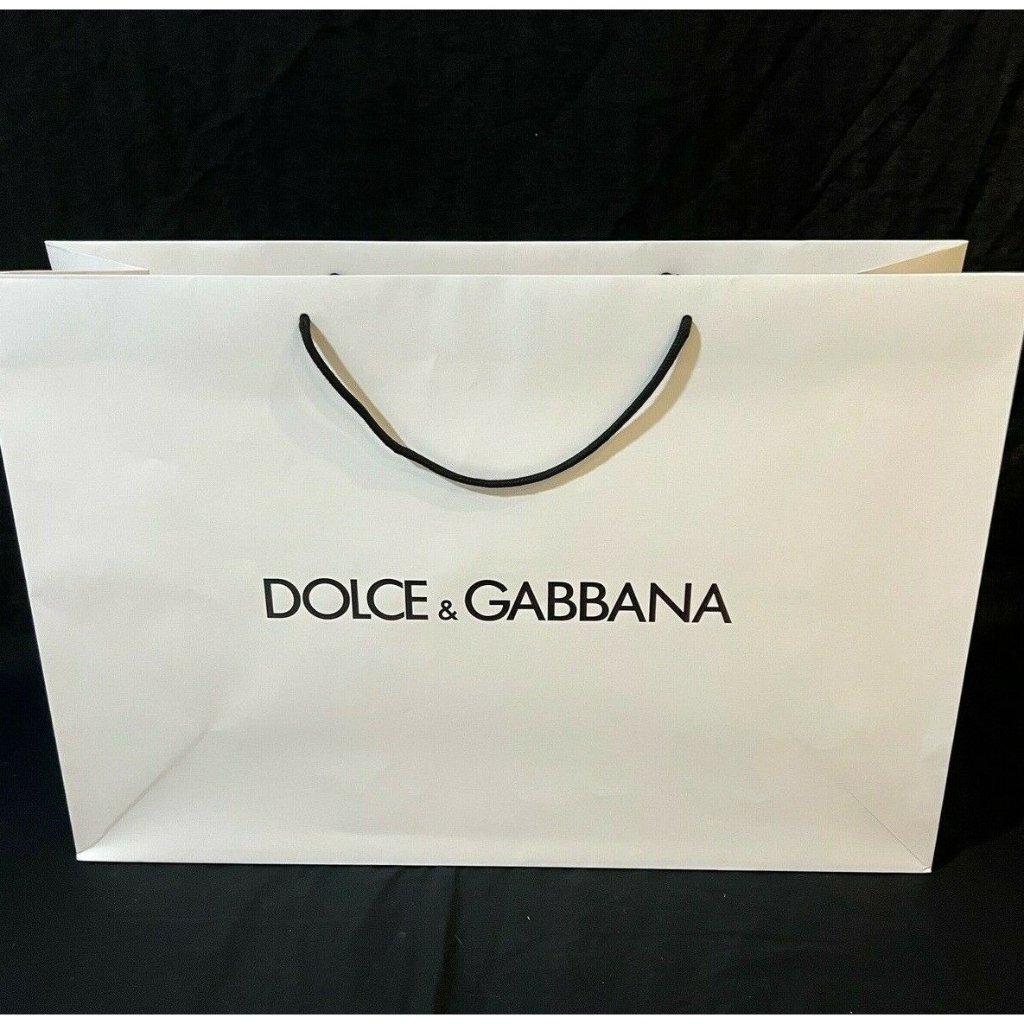 Dolce Gabbana Reusable Paper Shopping Bag 155 X 235 X 8